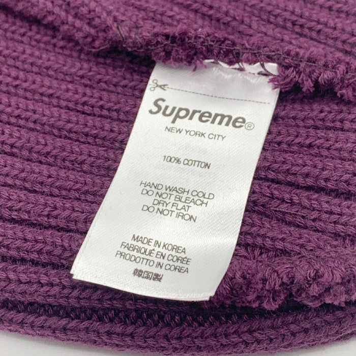 SUPREME シュプリーム 23SS Overdyed Beanie オーバーダイビーニーキャップ エッグプラント 福生店