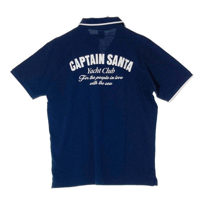 今話題のアイテムを CAPTAIN SANTA キャプテンサンタ ポロシャツ ネイビー sizeXL メンズウェア