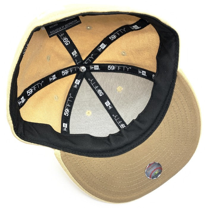 New Era ニューエラ ニューヨークヤンキース 59FIFTY キャップ ベージュ Size 7 5/8 (60.6cm) 福生店