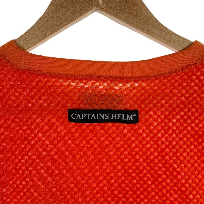 CAPTAINS HELM キャプテンズヘルム DOUBLE RUSSELL WARM LS TEE ダブルラッセルウォーム ロングスリーブTシャツ オレンジ Size L 福生店