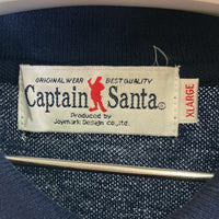 CAPTAIN SANTA キャプテンサンタ HIS FRIENDS ポロシャツ ネイビー sizeXL 瑞穂店