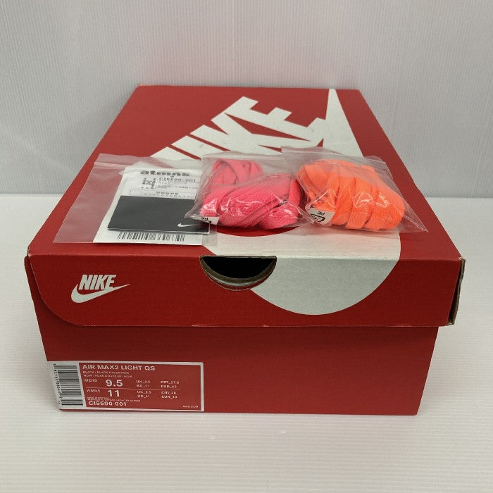 NIKE ナイキ AIR MAX2 LIGHT QS エアマックス2 スクエアライト CI5590-001 ブラック size27.5cm 瑞穂店