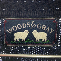 Woods & Gray ウッズアンドグレー コットン 3Dニット ネイビー sizeL 瑞穂店
