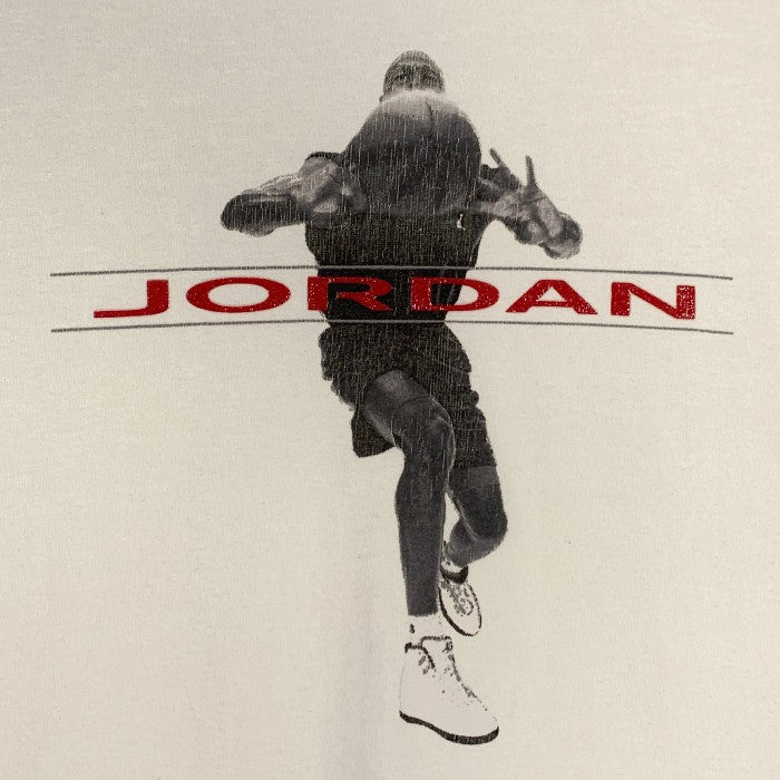 90's NIKE ナイキ JORDAN ジョーダン フォトプリント Tシャツ ホワイト マレーシア製 Size M 福生店