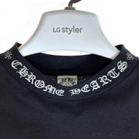 CHROME HEARTS クロムハーツ モックネックロゴ ダガーバックロゴ L/S Tee ブラック sizeM 瑞穂店