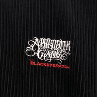 BlackEyePatch ブラックアイパッチ Aphrodite Gang Holdings アフロディーテ コーデュロイ ジップアップジャケット ブラック Size XXL 福生店