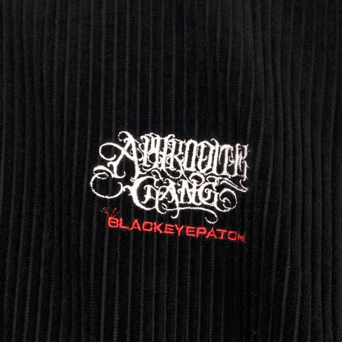 BlackEyePatch ブラックアイパッチ Aphrodite Gang Holdings アフロディーテ コーデュロイ ジップアップジャケット  ブラック Size XXL 福生店