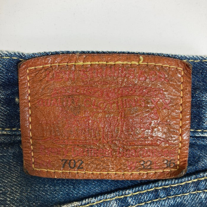 LEVIS リーバイス 日本製 復刻 96年製 702-XX 片面BIGE シンチバックモデル インディゴブルー size32 × 36 瑞穂店