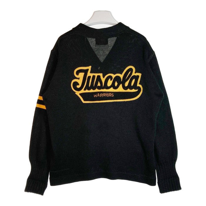 STADIUM スタジアム 50's~60's US古着 Tuscola WARRIORS カーディガン ブラック size- 瑞穂店