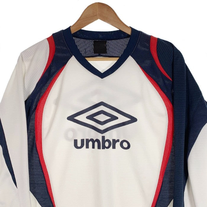 UMBRO アンブロ プラクティスシャツ ロングスリーブ ホワイト Size L 福生店