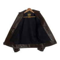 JOE McCOY ジョーマッコイ 30's Horse Hide Sports Jacket ホースハイド スポーツジャケット 馬革 ブラウン Size 40 福生店