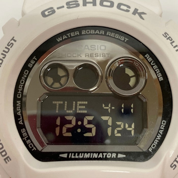 CASIO カシオ G-SHOCK ジーショック X6900 SERIES GD-X6900FB-7JF 腕時計 稼働品 ホワイト 白 耐衝撃構造 高輝度LEDライト 20気圧防水 瑞穂店