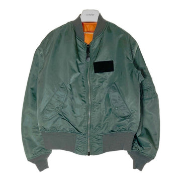 ALPHA INDUSTRIES アルファ インダストリーズ MA-1 フライジャケット  82790J 0615-00-573-8335 USA製 カーキ M 瑞穂店