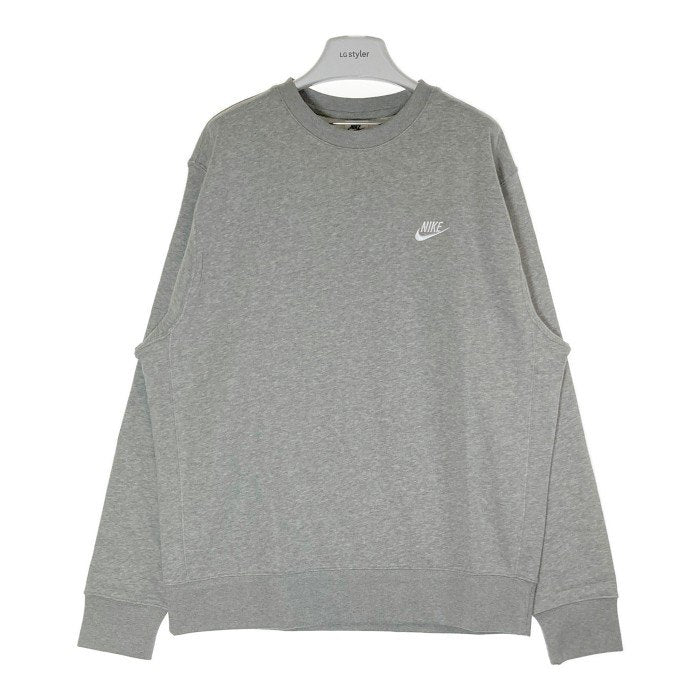 NIKE ナイキ クラブフリース クルーネックトレーナー BV2663-063 グレー Size XL 瑞穂店