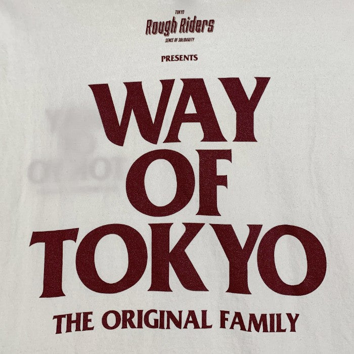 WAY OF TOKYO RATS ラッツ Rough Riders S/S TEE Tシャツ ホワイト Size XL 福生店