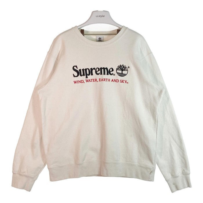 SUPREME × Timberland シュプリーム × ティンバーランド スウェット 20SS  Crewneck クルーネック スウェット オフホワイト sizeM 瑞穂店