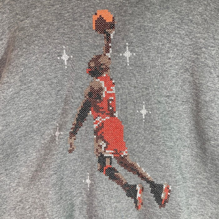 NIKE ナイキ JORDAN BRAND ジョーダン 刺繍 プルオーバー パーカー DC9714-091 グレー size2XL 瑞穂店