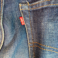 LEVI'S リーバイス 米国製 バレンシア工場 BigE 517-0217 555刻印 デニム パンツ  インディゴブルー sizeW33 瑞穂店