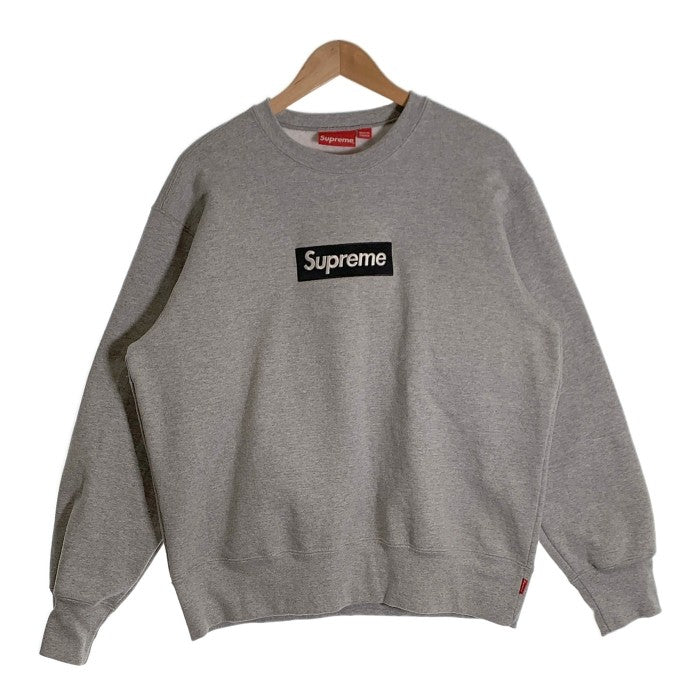 SUPREME シュプリーム 22AW Box Logo Crewneck ボックスロゴクルーネック スウェットトレーナー グレー Size S 福生店