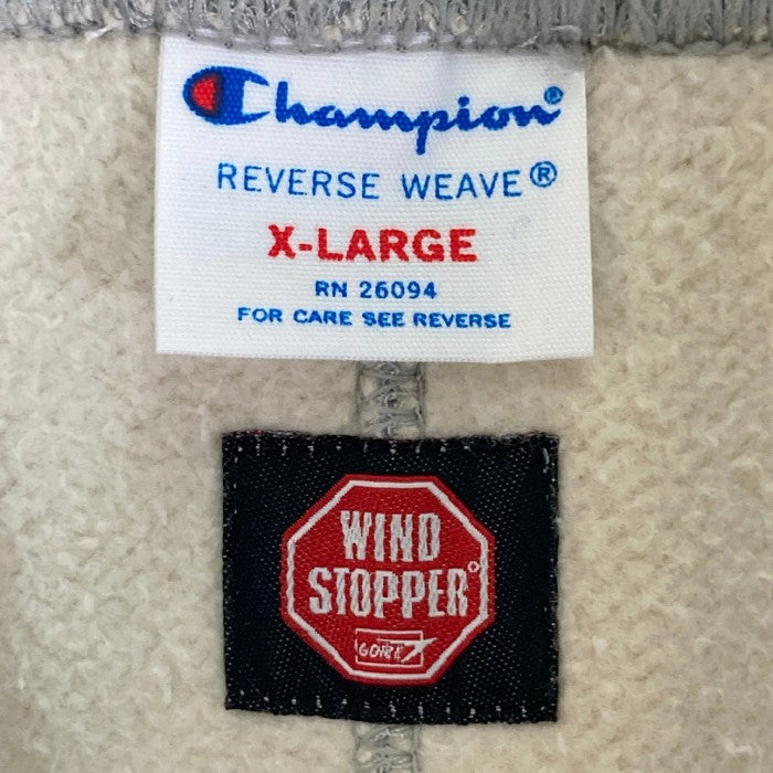 CHAMPION チャンピオン REVERSE WEAVE WIND STOPPER スウェットパンツ グレー sizeXL 瑞穂店