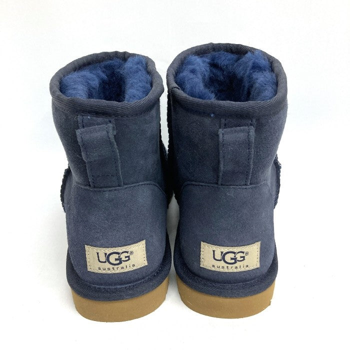 UGG アグ CLASSIC MINI クラシックミニ ムートンブーツ ネイビー size26cm 瑞穂店