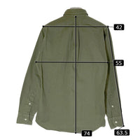 INDIVIDUALIZED SHIRT インディビジュアライズドシャツ ヘリンボーン 長袖シャツ カーキ sizeM 瑞穂店 –  GolRagオンラインショップ