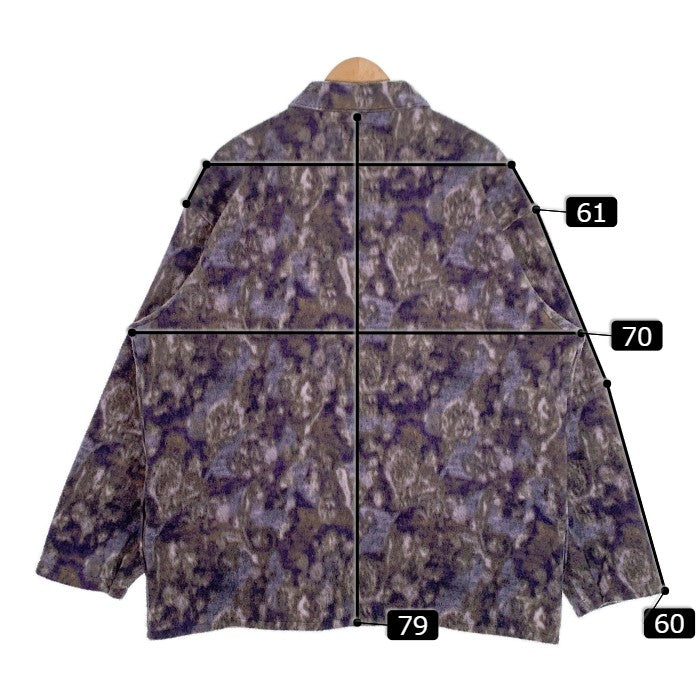 SUPREME シュプリーム 21AW Paisley Fleece Shirt ペイズリーフリースシャツ パープル Size XL 福生店