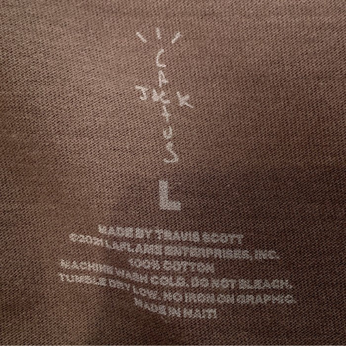 Cactus Jack カクタスジャック 21SS Fragment フラグメント Icon Tee プリント Tシャツ ブラウン Size L 福生店
