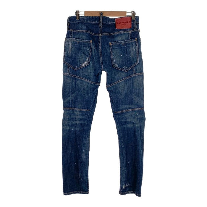 DSQUARED2 ディースクエアード TIDY BIKER JEAN バイカージーンズ デニム ペイント ダメージ加工 Size 48 福生店