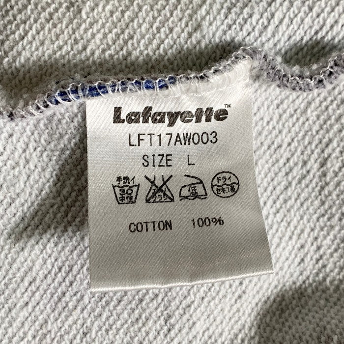 Lafayette ラファイエット 総柄プリント スウェットプルオーバーパーカー Size L 福生店