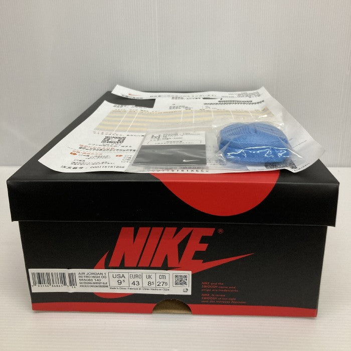 NIKE ナイキ AIR JORDAN 1 RETRO HIGH OG OBSIDIAN  エアジョーダン1 レトロ ハイ スニーカー 555088-140 オブシディアンブルー size27.5cm 瑞穂店