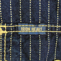 IRON HEART アイアンハート ウォバッシュ 半袖シャツ インディゴ sizeS 瑞穂店