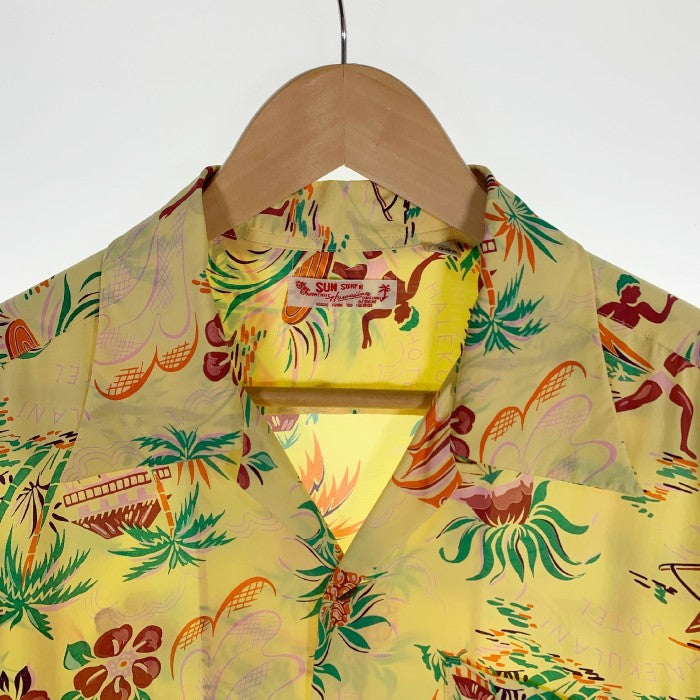 SUN SURF サンサーフ HALEKULANI レーヨン ハワイアンシャツ アロハ SS38801 Size M 福生店