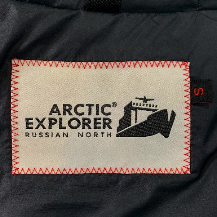 ARCTIC EXPLORER アークティックエクスプローラー ラクーンファー ダウンジャケット ベージュ Size S 福生店