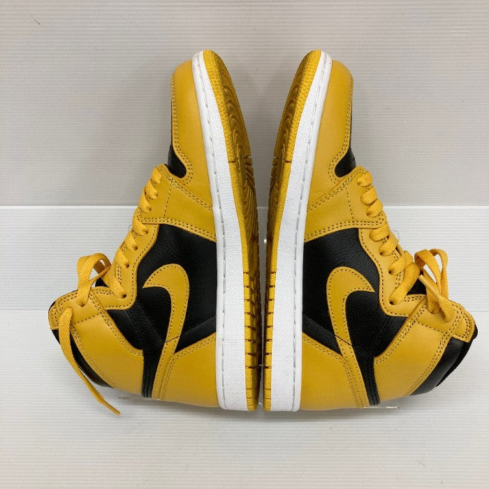 NIKE ナイキ AIR JORDAN 1 RETRO HIGH OG エアジョーダン 1 レトロハイ POLLEN パラン 555088-701 ブラック×イエロー size26cm 瑞穂店