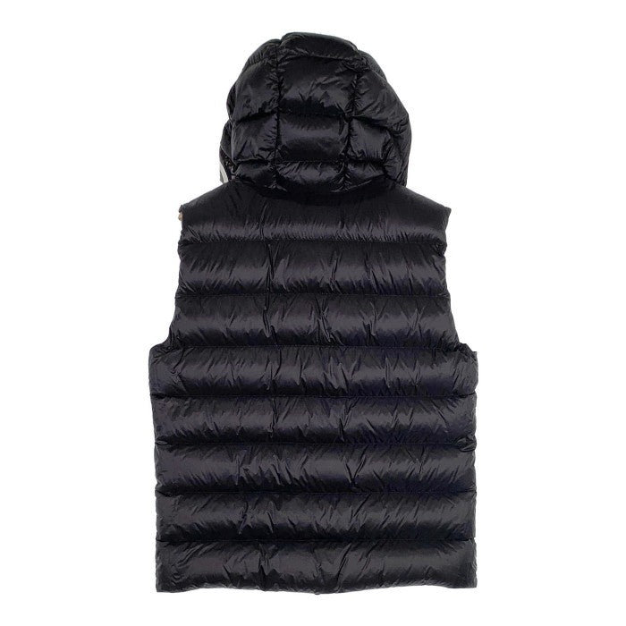 MONCLER モンクレール MONTREUIL GILET フード ジップアップベスト ブラック 21年 Size 4 福生店