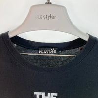 HYSTERIC GLAMOUR ヒステリックグラマー×PLAYBOY プレイボーイ グラフィック ガール プリント Tシャツ 1261CT04 ブラック sizeM 瑞穂店