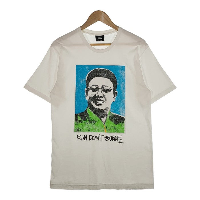 STUSSY ステューシー KIM Don't SURF プリントTシャツ ホワイト Size M 福生店