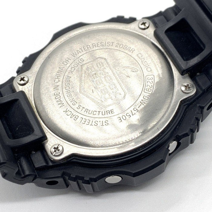 CASIO カシオ G-SHOCK デジタルクォーツ腕時計 丸型 スティング復刻 反転液晶 ブラック DW-5750E 福生店