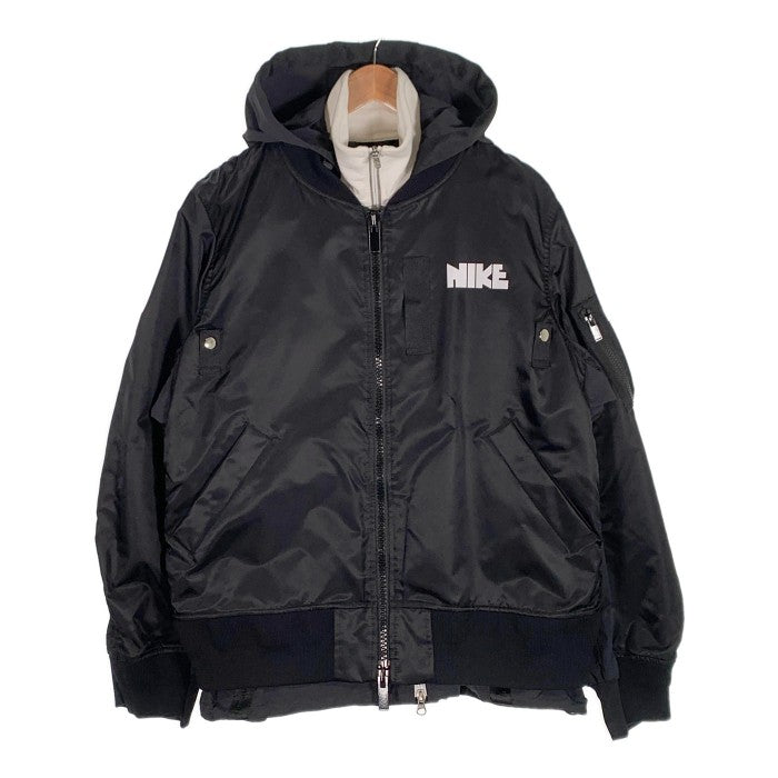 NIKE ナイキ 21AW sacai サカイ NRG LAYERED JKT レイヤード ドッキングジャケット ブラック CZ4678-010 Size XL 福生店