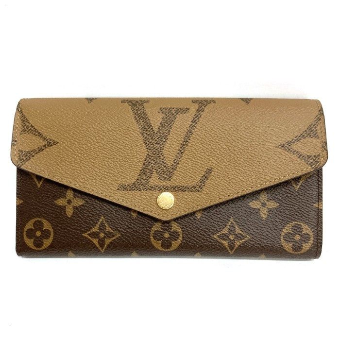 LOUIS VUITTON ルイヴィトン M80726 長財布 ジャイアント イニシャル入り ICチップ ブラウン 瑞穂店