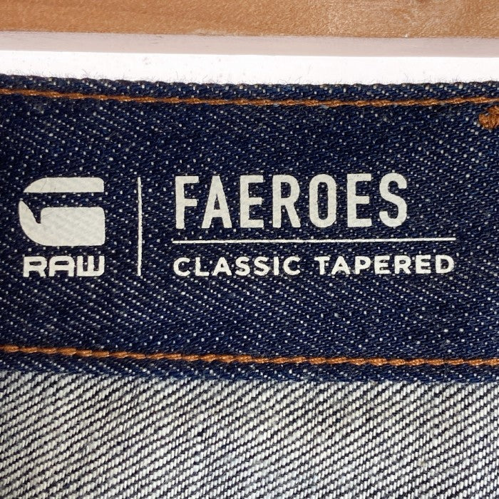 G-STAR RAW ジースターロゥ Faeroes Classic Straight Tapered Pants  デニムパンツ ブルー sizeW34 瑞穂店