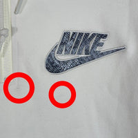 SUPREME シュプリーム 21SS NIKE ナイキ Half Zip Hooded Sweatshirt ハーフジップ スウェットパーカー ホワイト DB2842-133 並行品 Size M 福生店