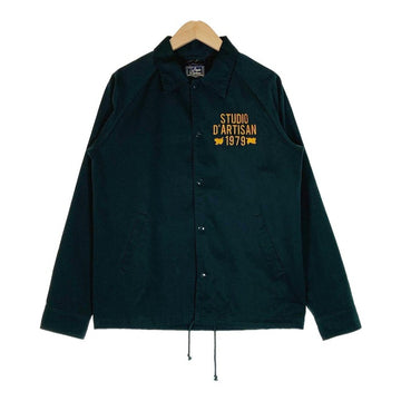 STUDIO D’ARTISAN ステュディオダルチザン 4507 刺繍 COACH JACKET コーチジャケット グリーン size40 瑞穂店