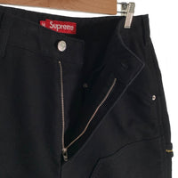 SUPREME シュプリーム 23AW Moleskin Double Knee Painter Pant モールスキン ダブルニー ペインターパンツ ブラック Size 30 福生店