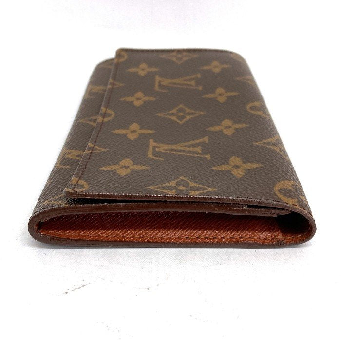 LOUIS VUITTON ルイ･ヴィトン モノグラム ポルトフォイユ 3カルトクレディ M61818 長財布 札カード入れ スリムウォレット ブラウン 瑞穂店