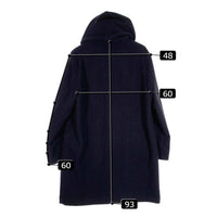 MHL. エムエイチエル マーガレットハウエル 17AW Hooded Melton Coat フードメルトンコート ネイビー Size M 福生店