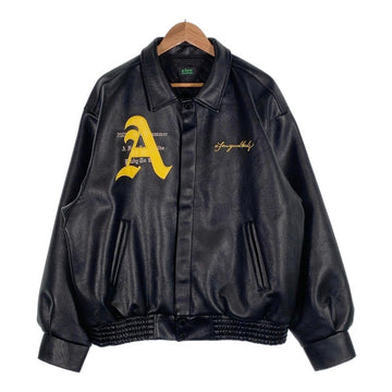 A FEW GOOD KIDS アフューグッドキッズ フェイクレザー スタジャン ブラック Size M 福生店