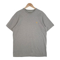 Carhartt W.I.P. カーハート ワークインプログレス S/S CHASE T-SHIRT ロゴ刺繡 Tシャツ グレー Size L 福生店