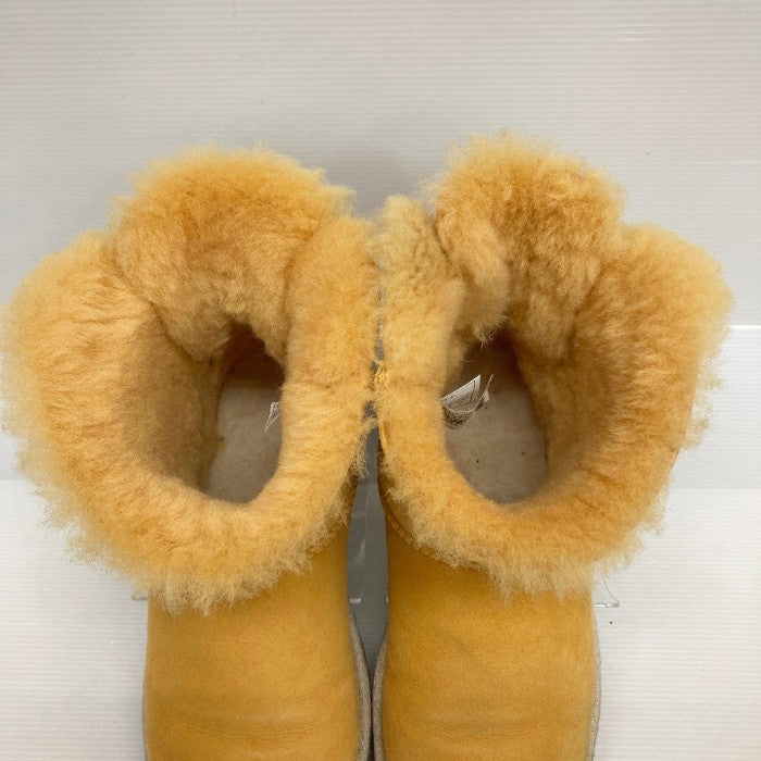 UGG アグ 1006493 SELENE セリーヌ ムートンブーツ イエロー size24cm 瑞穂店